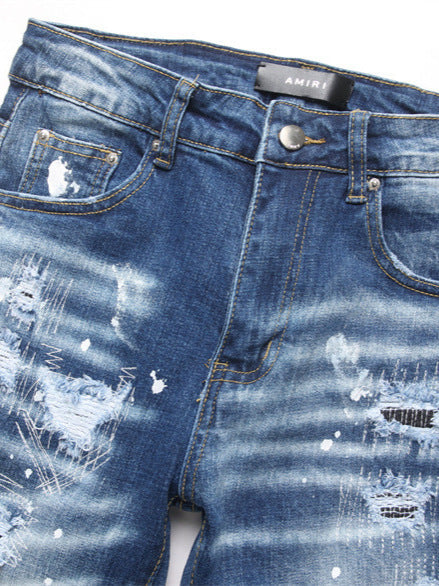 Mens Denim Trousers Colouronova