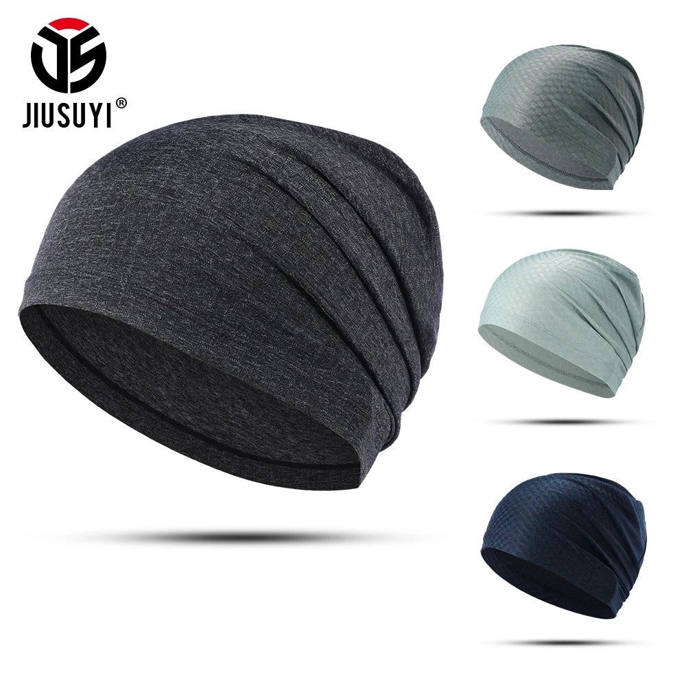 Breathable Bandana Summer Quick-drying Beanies Hats Soft Headwear Sun Protection Caps for Sports Outdoor Running Cycling Hiking - Colouronova