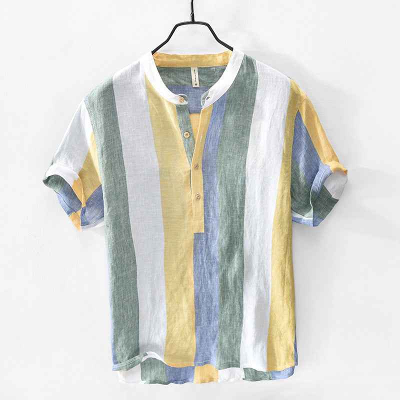 Striped linen shirt