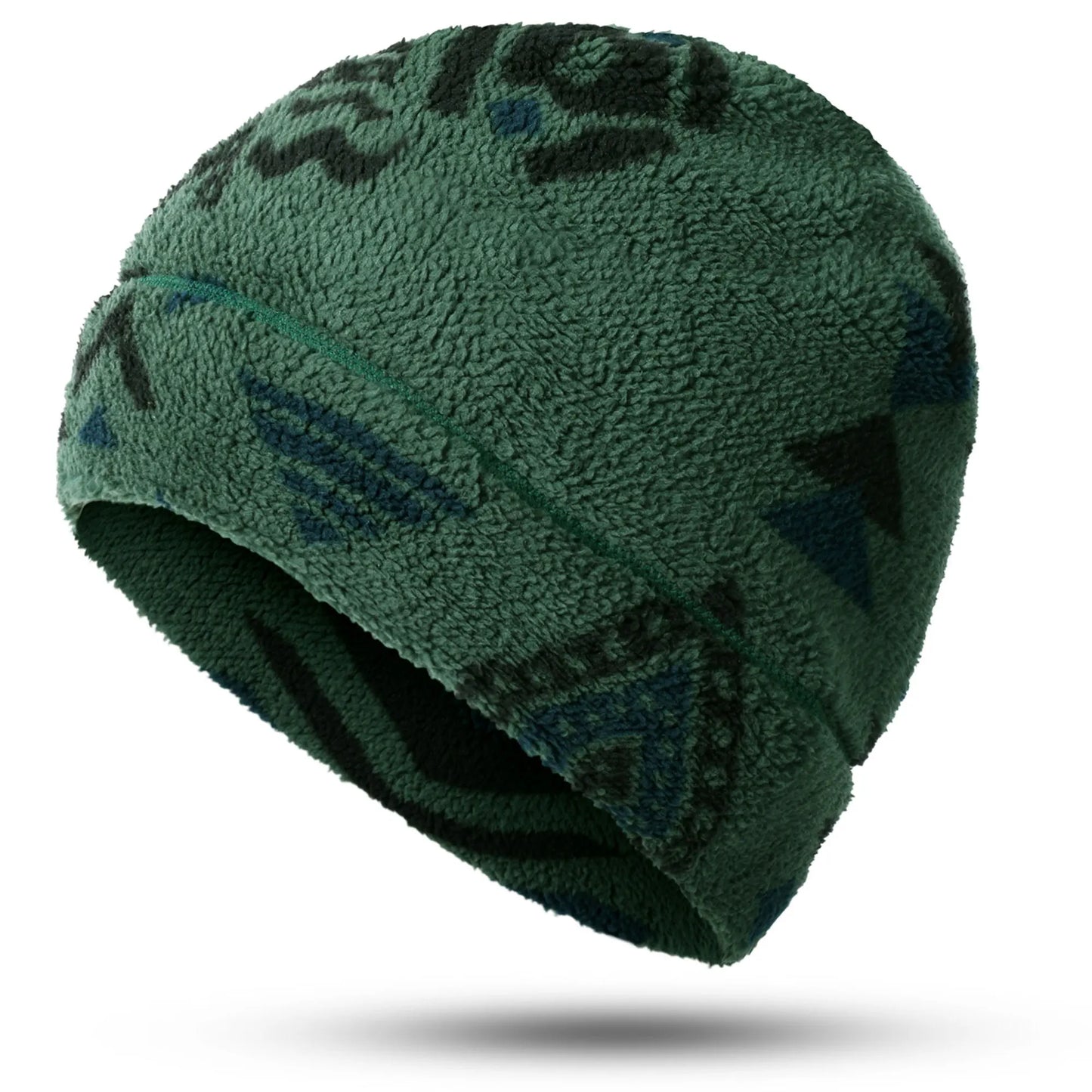 Cold Weather Running Caps Winter Thermal Plush Beanies Windproof Ski Soft Skull Cap Sports Cycling Hiking Camping Slouchy Hats - Colouronova