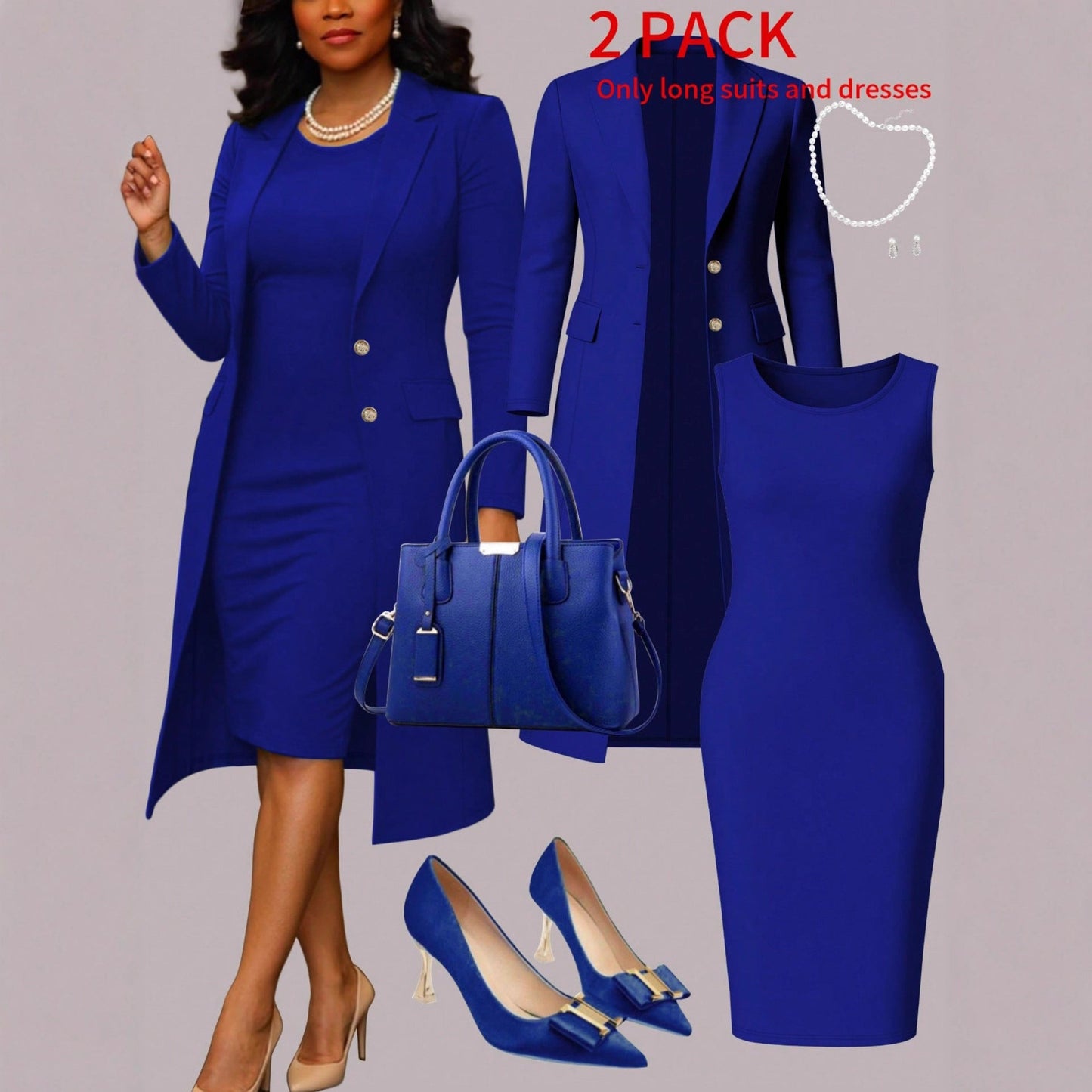 Dress Two-Piece Set Colouronova
