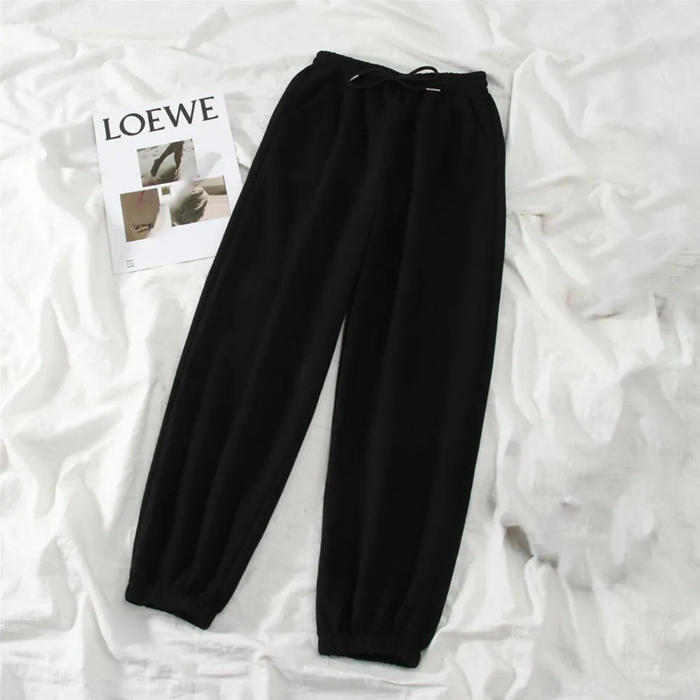 Women Sweatpants Baggy Fashion Oversize Sports Fitness Pants Ladies Joggers Streetwear Trousers Loose - Colouronova