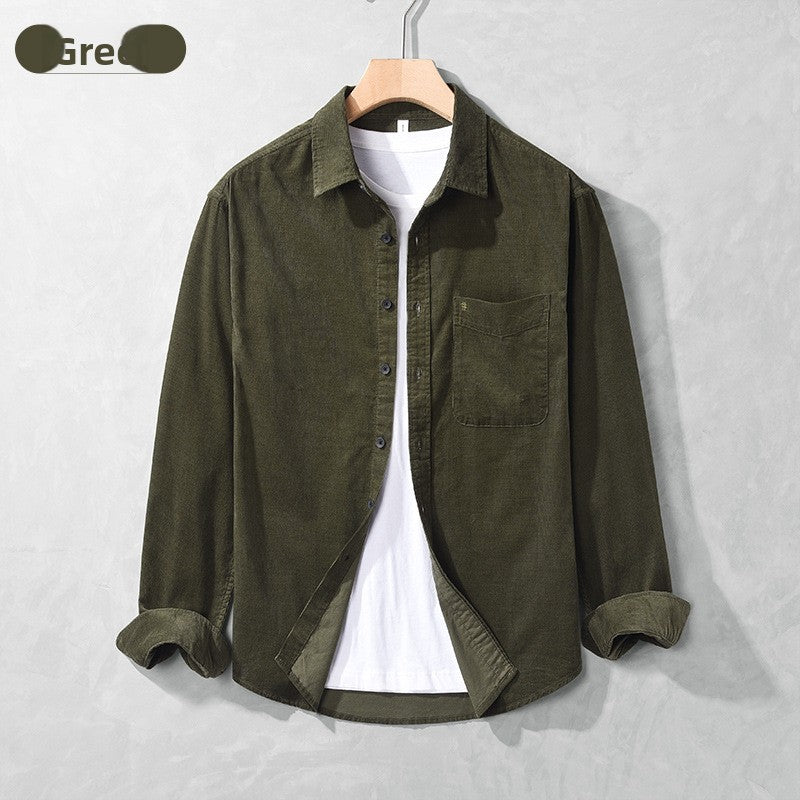 Men's Cotton Corduroy Shirt Jacket Colouronova