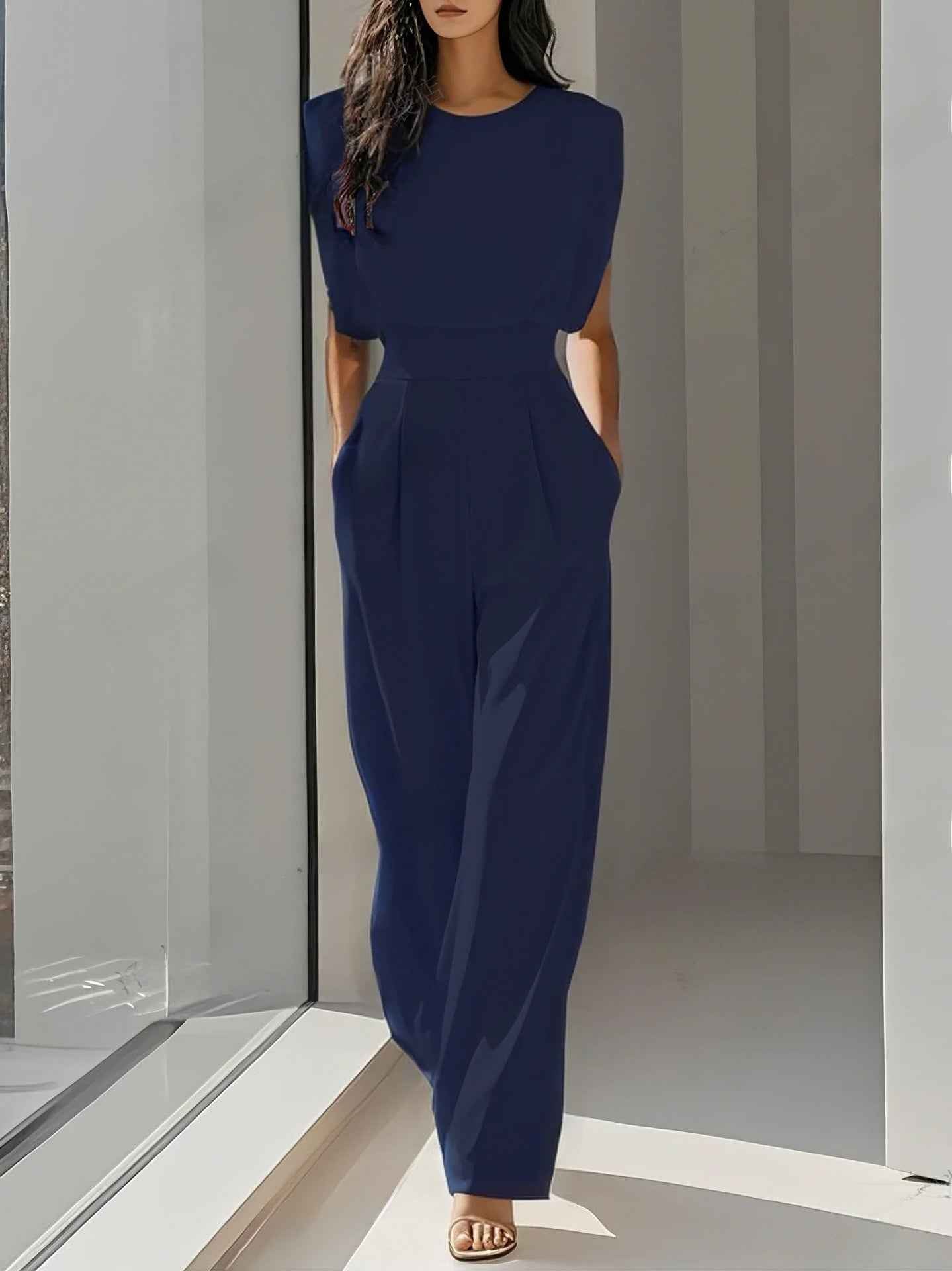 Women's Elegant Sleeveless Jumpsuit