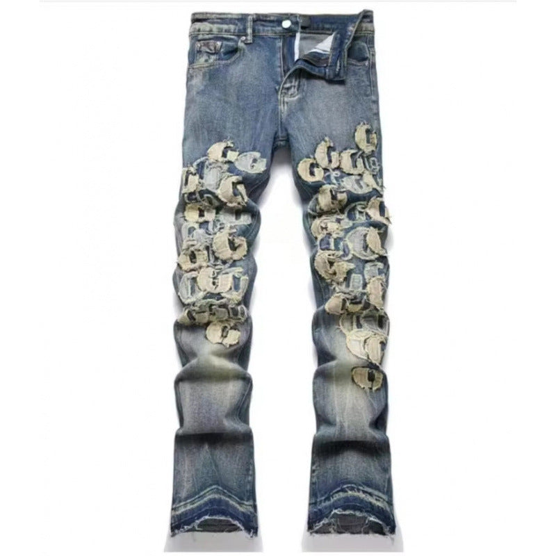 mens cotton jeans Colouronova