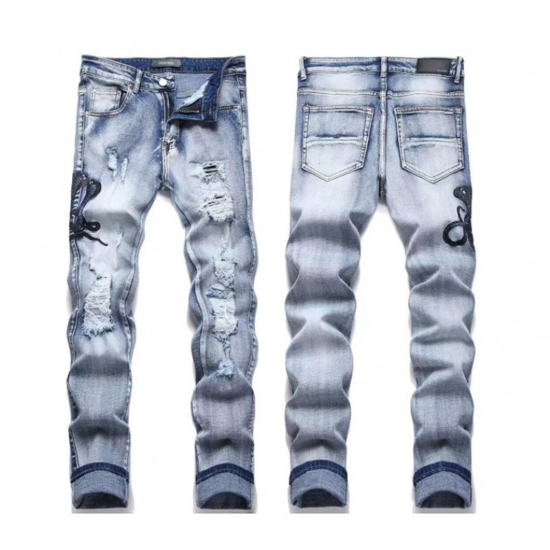 mens cotton jeans Colouronova