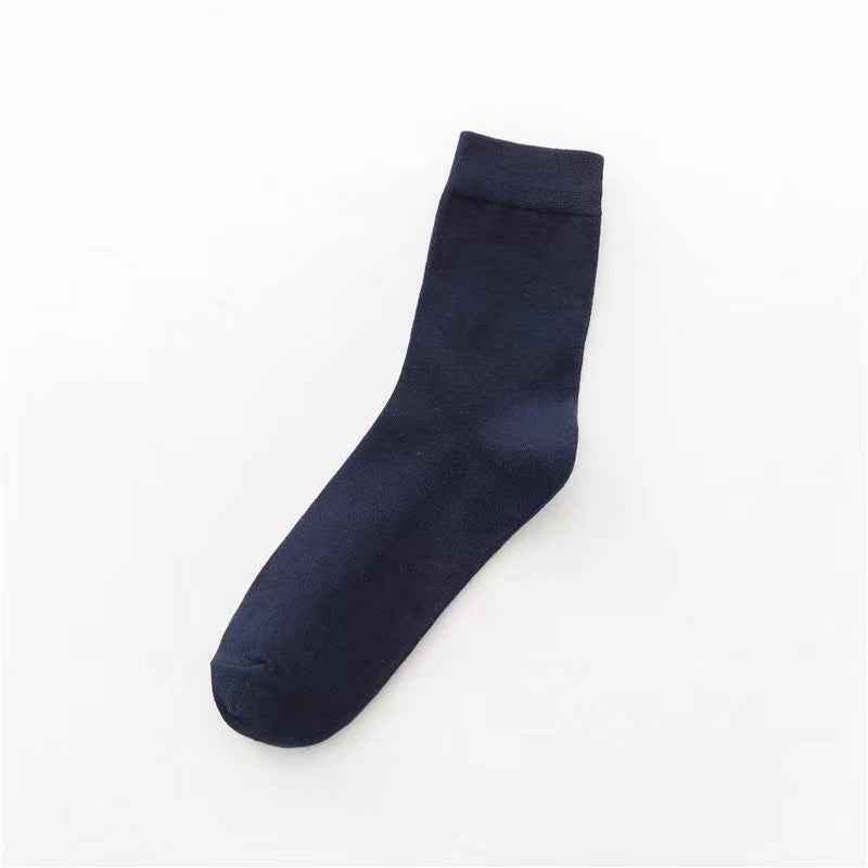 Breathable, moisture-wicking and odor-resistant men's cotton socks