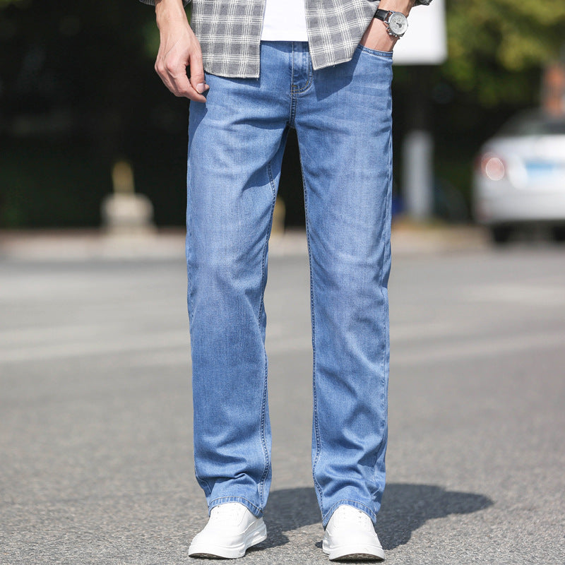 Loose straight men's jeans Colouronova