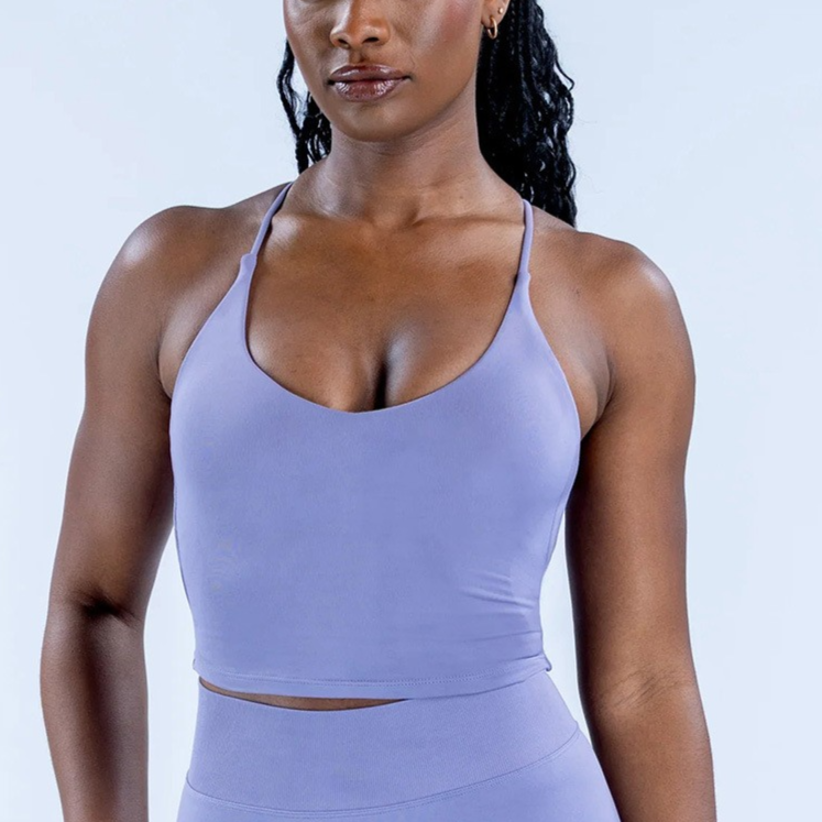 Adjustable Halter Neck Sports Bra with Chest Pads Colouronova