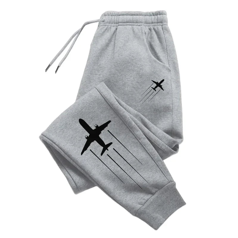 Quality Men's Trousers Casual Hot Sale Autumn Winter Printing Versatile Drawstring Gym Jogging Soft Sport Sweatpants Streets Man - Colouronova