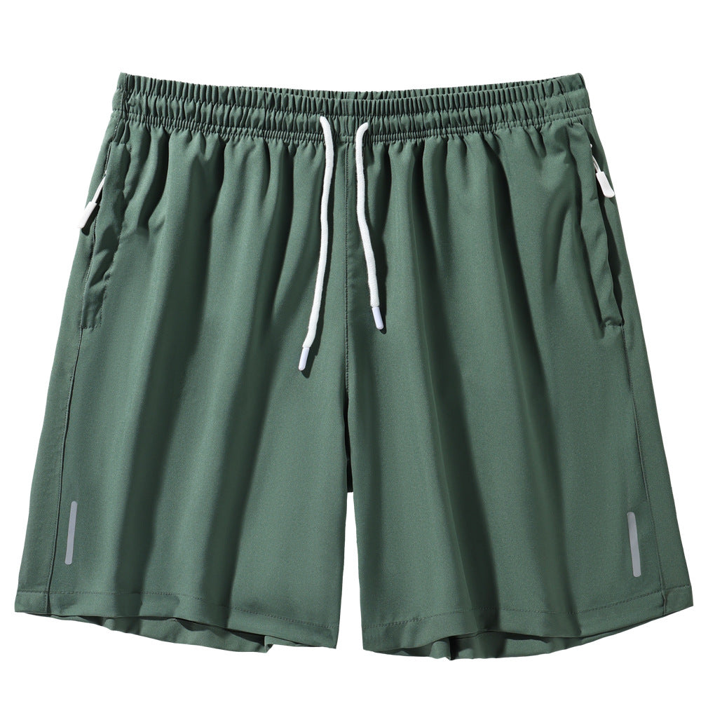 Mens Solid Color Drawstring Shorts Colouronova
