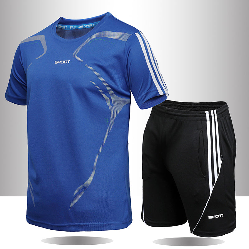 Men's Summer Sport Gym Fitness Suit Set Colouronova