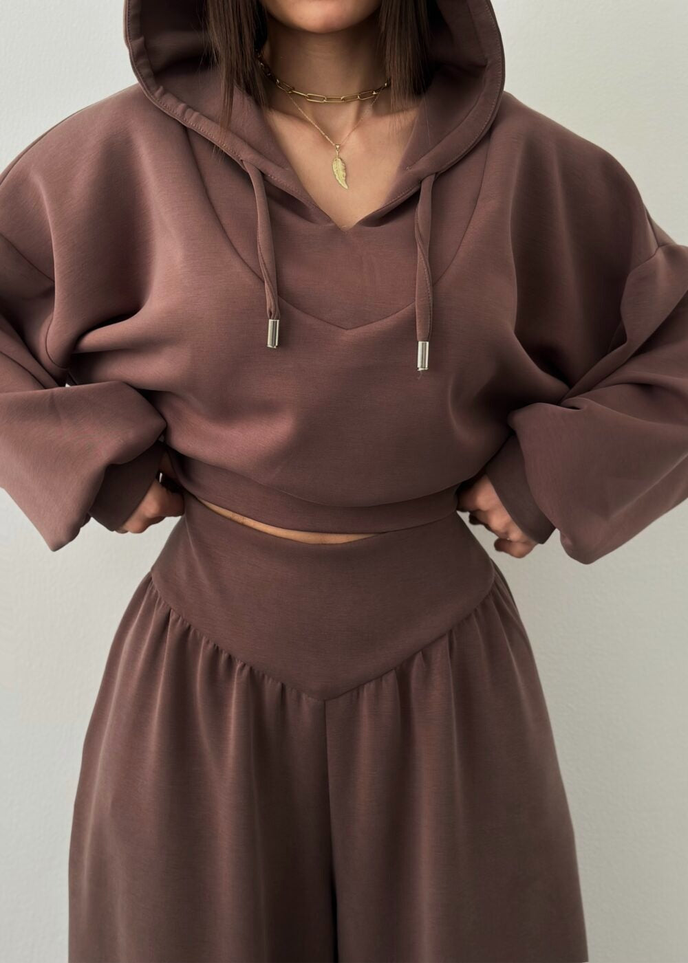Women's Casual Hooded Tracksuit Set Colouronova