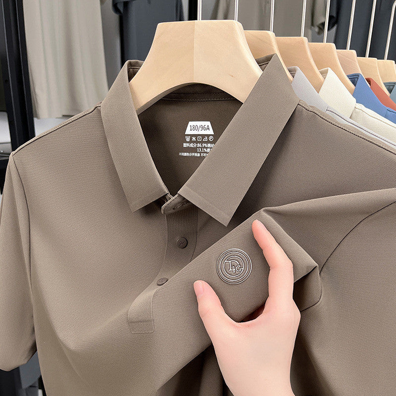 Men's Casual Short Sleeve Polo Shirt Colouronova