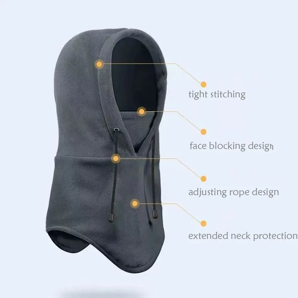 Polar Fleece Men's Balaclava Winter Hat Beanies Warmer Windproof Full Face Ski Mask Caps Men Bonnets for Women Man - Colouronova