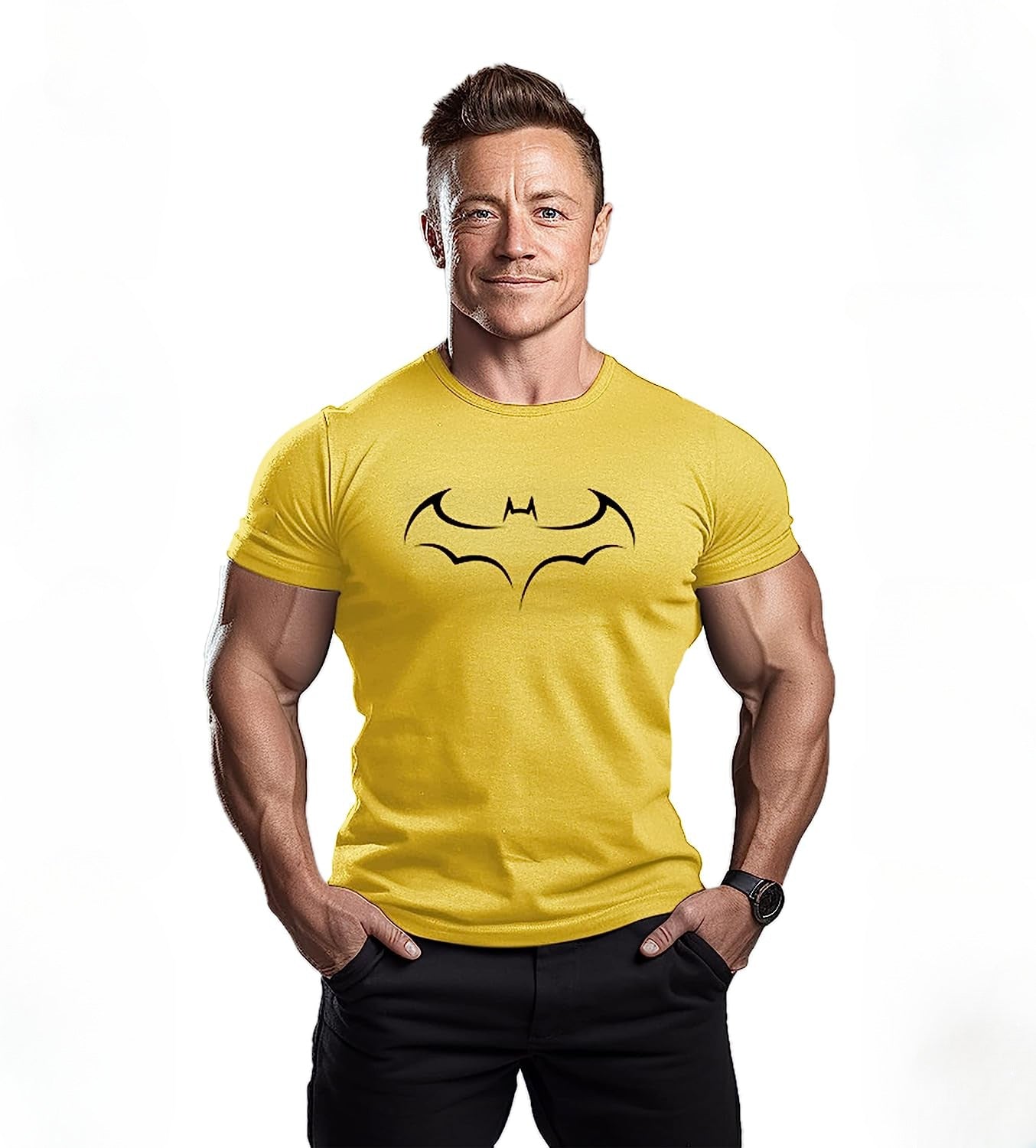 Mens Cotton Tshirt Colouronova