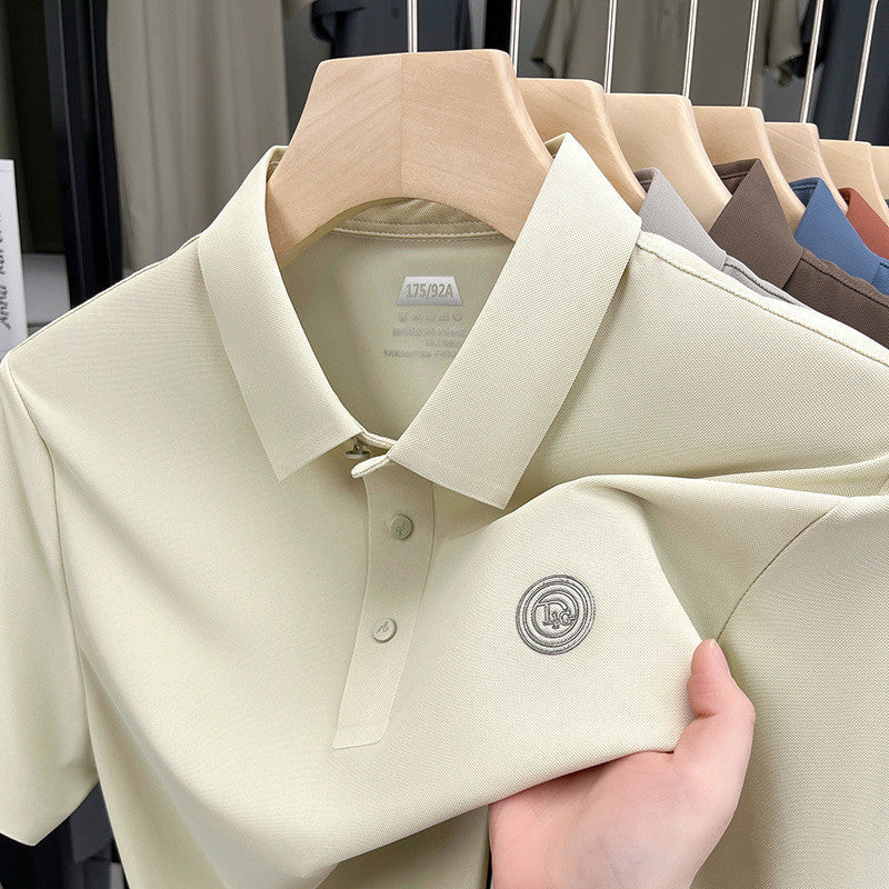 Men's Casual Short Sleeve Polo Shirt Colouronova