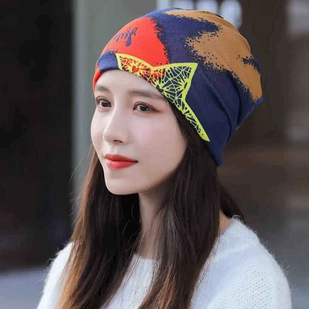 Scarf Neck Collar Multi-functional Scarf Breathable High Elastic Thickened Winter Warm Face Guard Headwear Cycling Scarf Hat