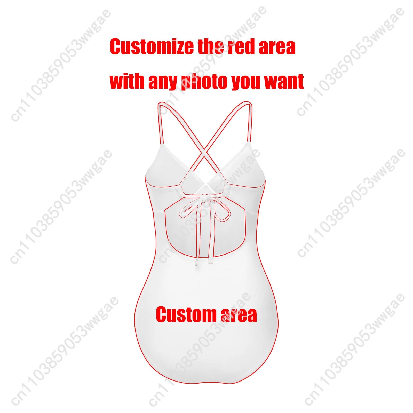 Wuthering Waves V-neck Halter Back Swimsuits Womens Bathing Suits Personalized Bikini Beach Sexy Swimwear Customized Beachwear - Colouronova