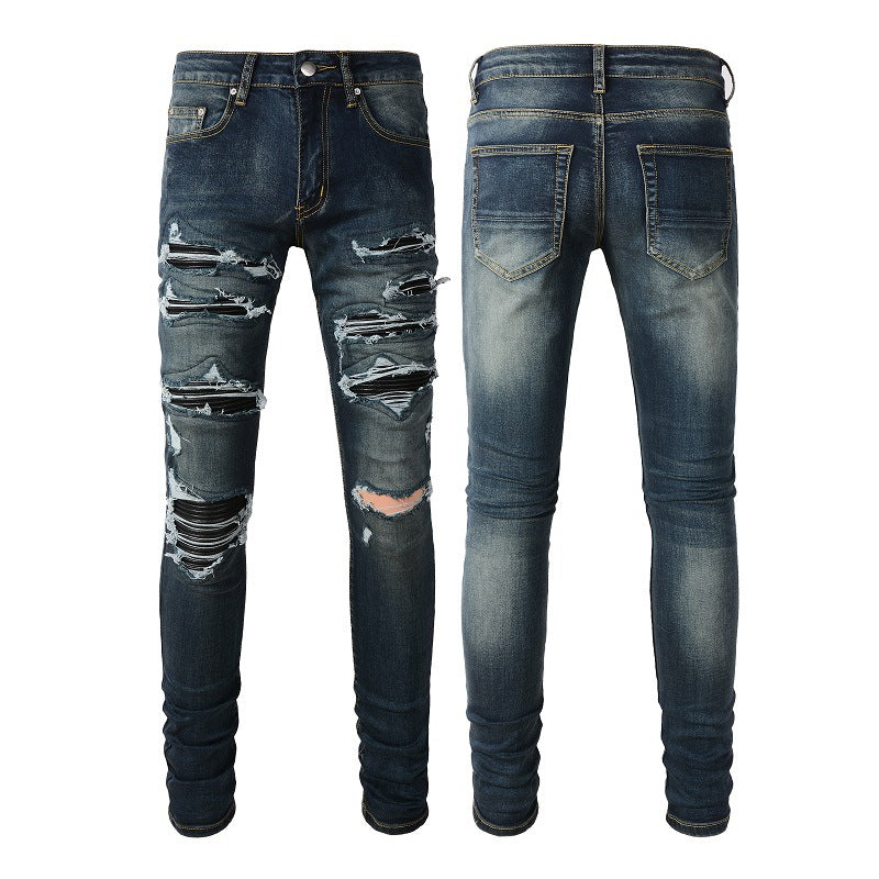 Mens Denim Trousers Colouronova
