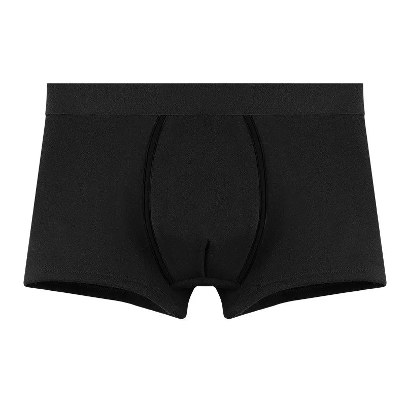 Men's autumn and winter warm and thick velvet underwear, warm and warm, solid color, comfortable and breathable, flat leg pants - Colouronova