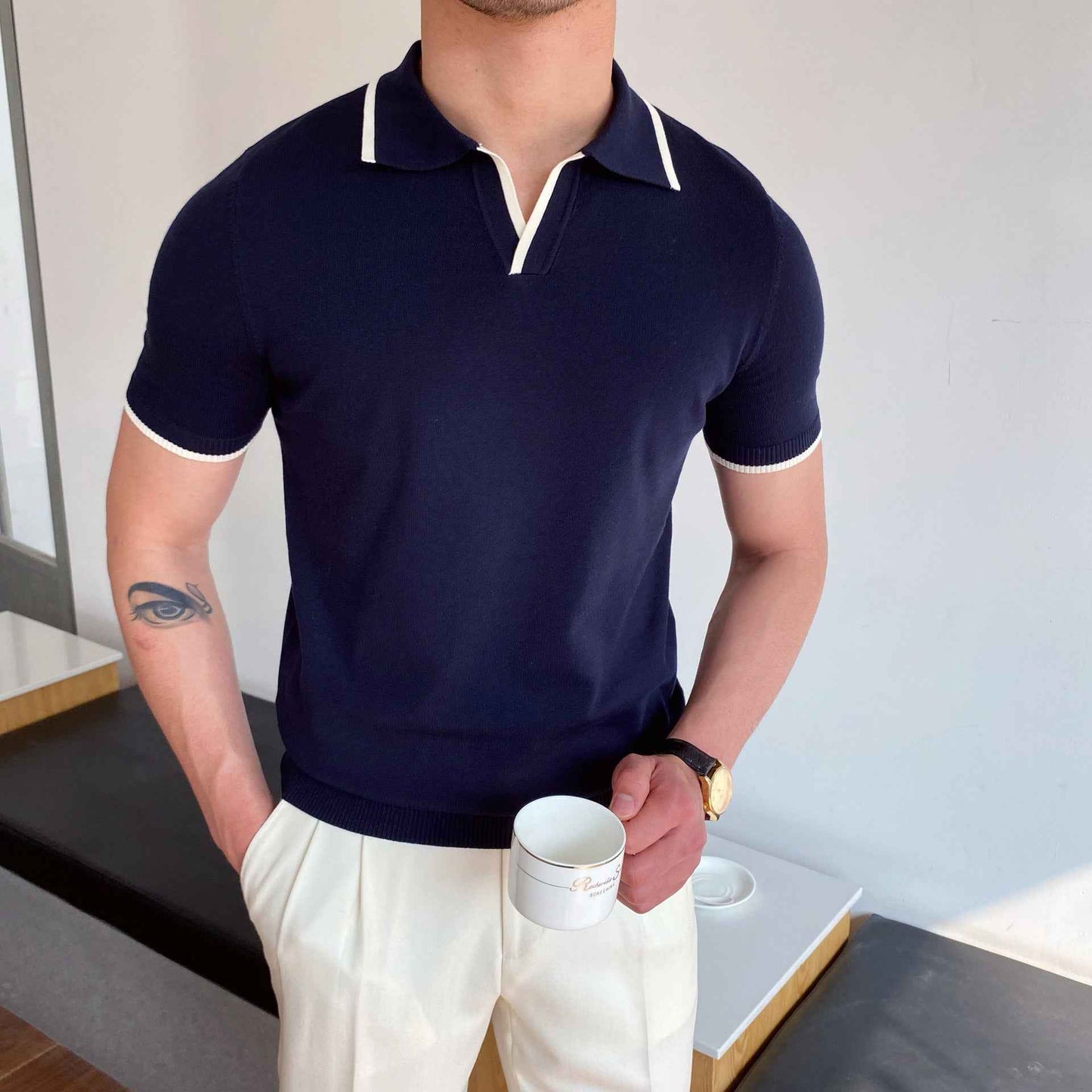 Mens Polo Shirt Colouronova