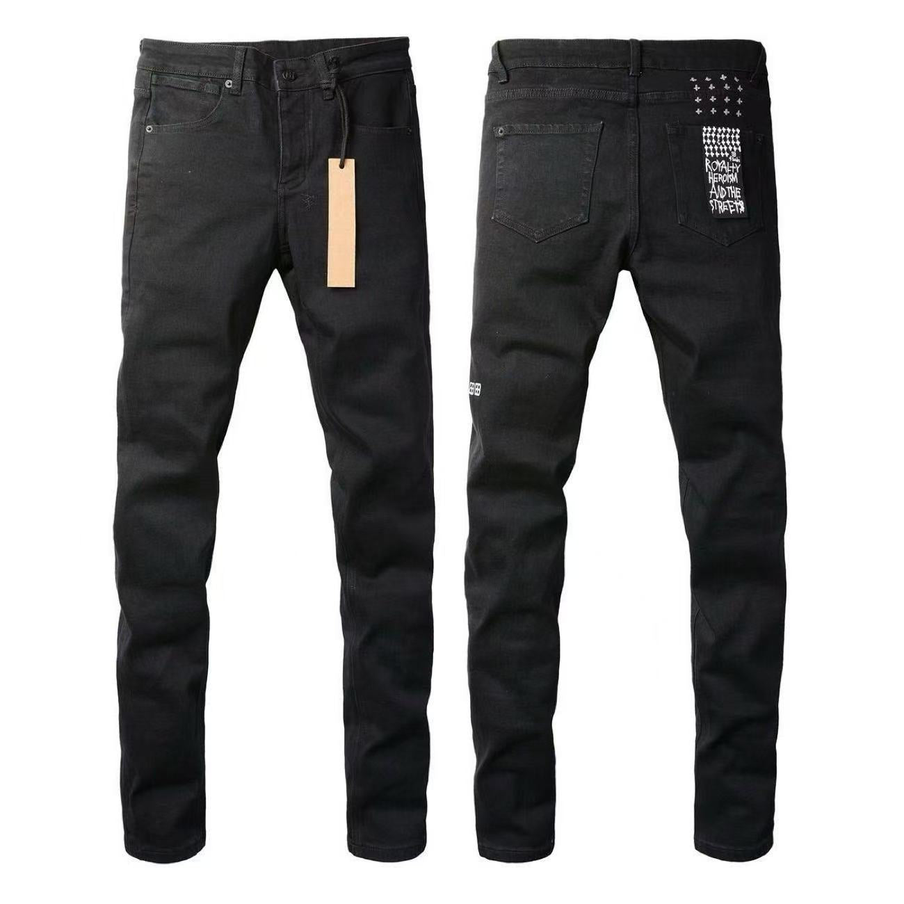 High Street ripped patch jeans Colouronova