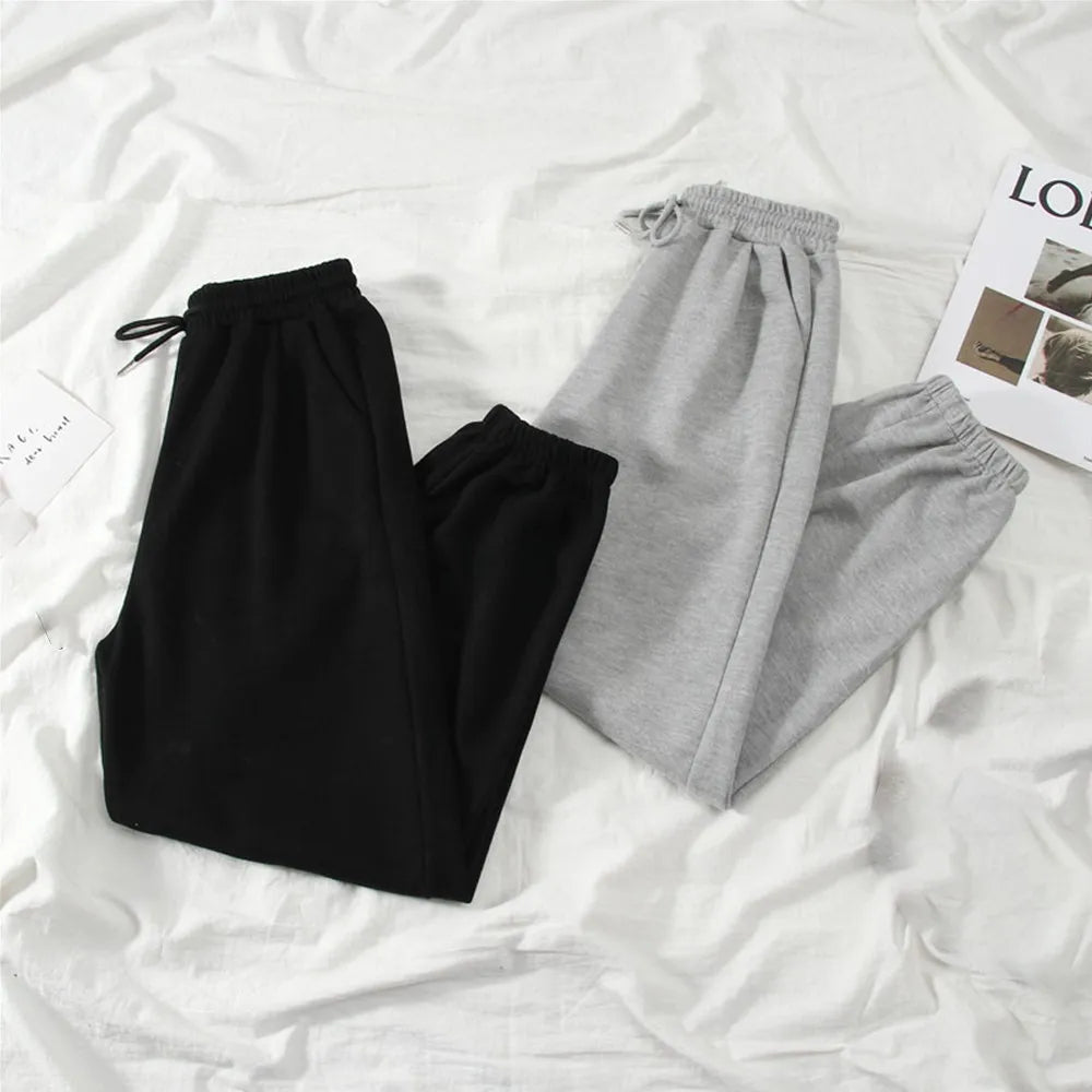 Women Sweatpants Baggy Fashion Oversize Sports Fitness Pants Ladies Joggers Streetwear Trousers Loose - Colouronova