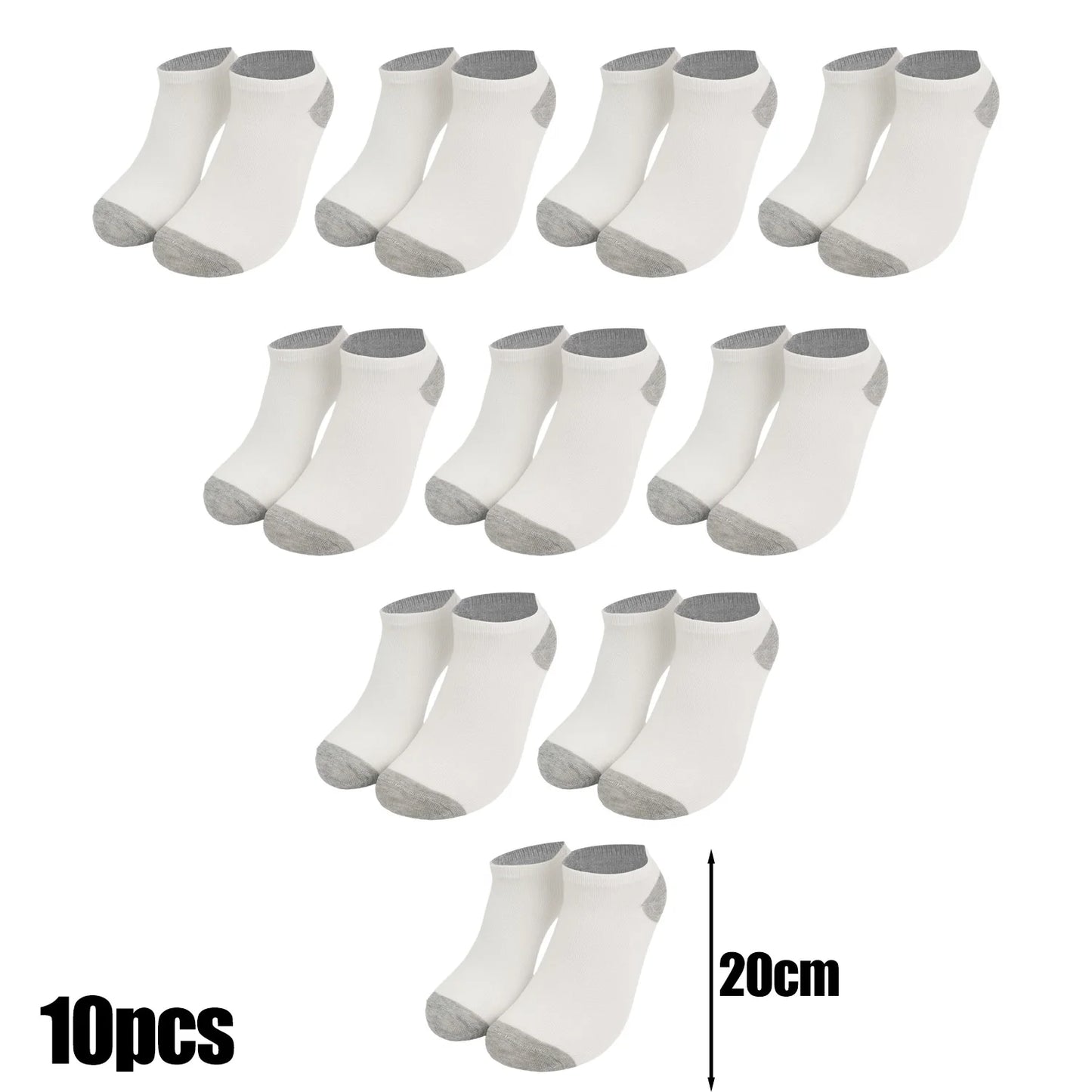 1-10Pairs Breathable Mens Socks Summer Comfort Socks Lightweight Soft Fashion Color Block Low Cut Daily Wear Ankle Fashion Socks - Colouronova