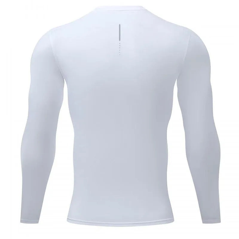Men's JOGGING T-Shirts Hiking Outdoor Sports Long Sleeve T-shirt Quick Dry Running Breathable Fitness Jacket T-shirt Tops - Colouronova