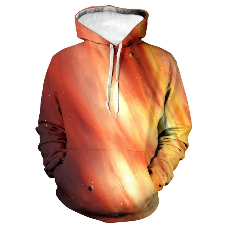 2024 Four Seasons Spring/Summer Autumn/Winter New Men's 3D Printing Starry Sky Nebula Men's Hat 3D Digital Printing Colouronova