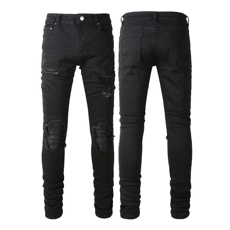 Mens Denim Trousers Colouronova