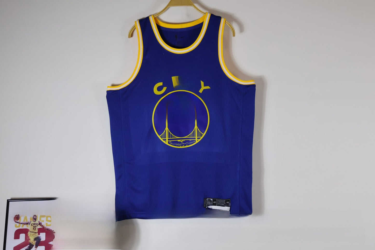 Retro Basketball Jersey Warriors Edition Colouronova