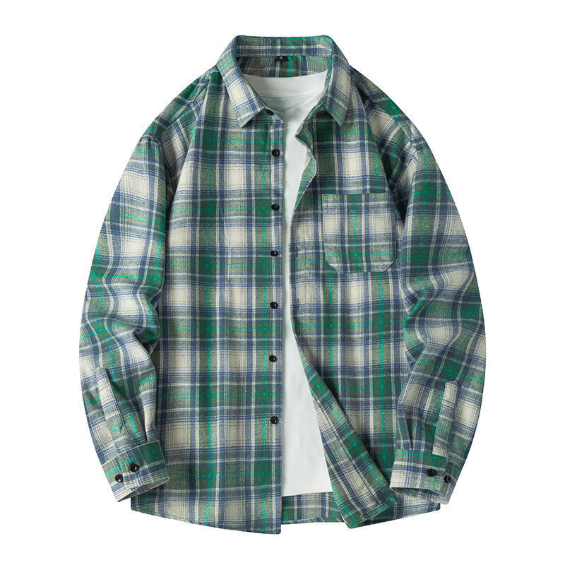 Mens Plaid Shirt Colouronova