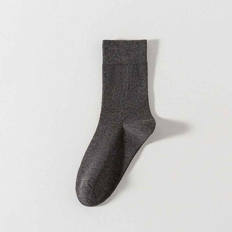 Socks - Men's Pure Color Mid-Calf