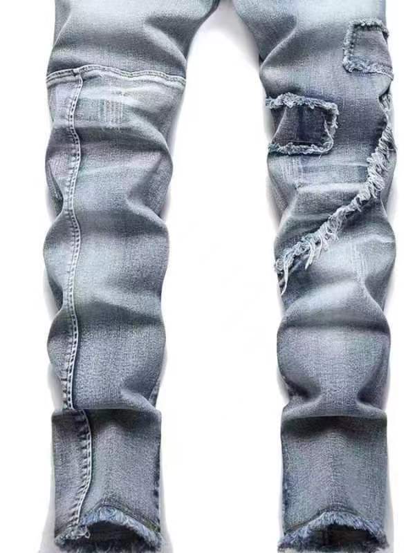 Mens Denim Trousers Colouronova