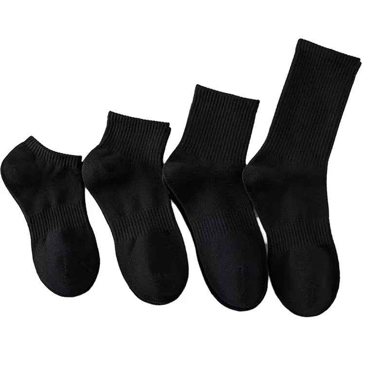 White mid-calf socks