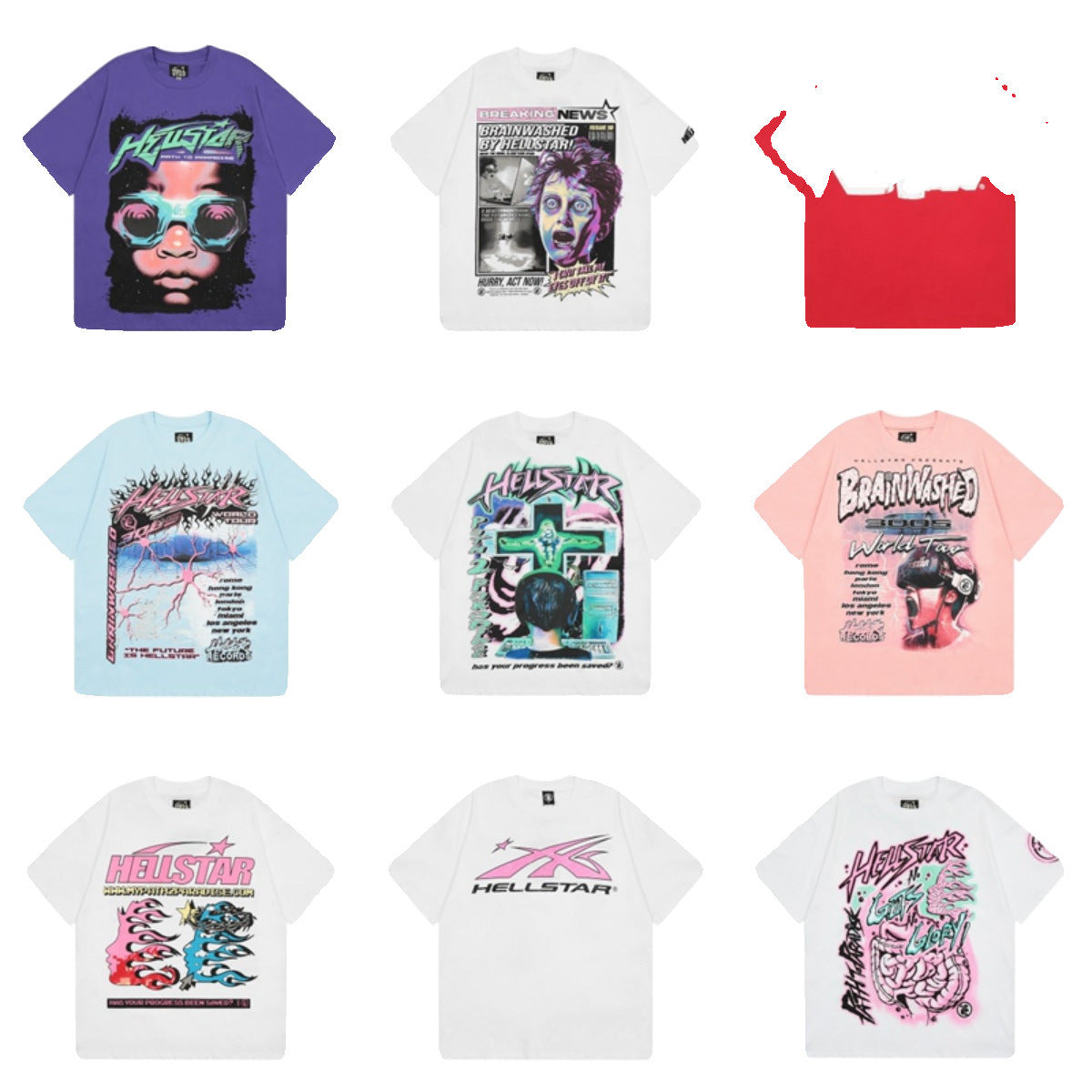 Retro Star Digital T-shirt Colouronova