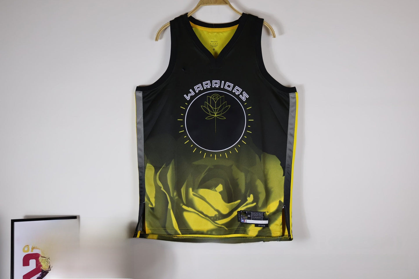 Retro Basketball Jersey Warriors Edition Colouronova