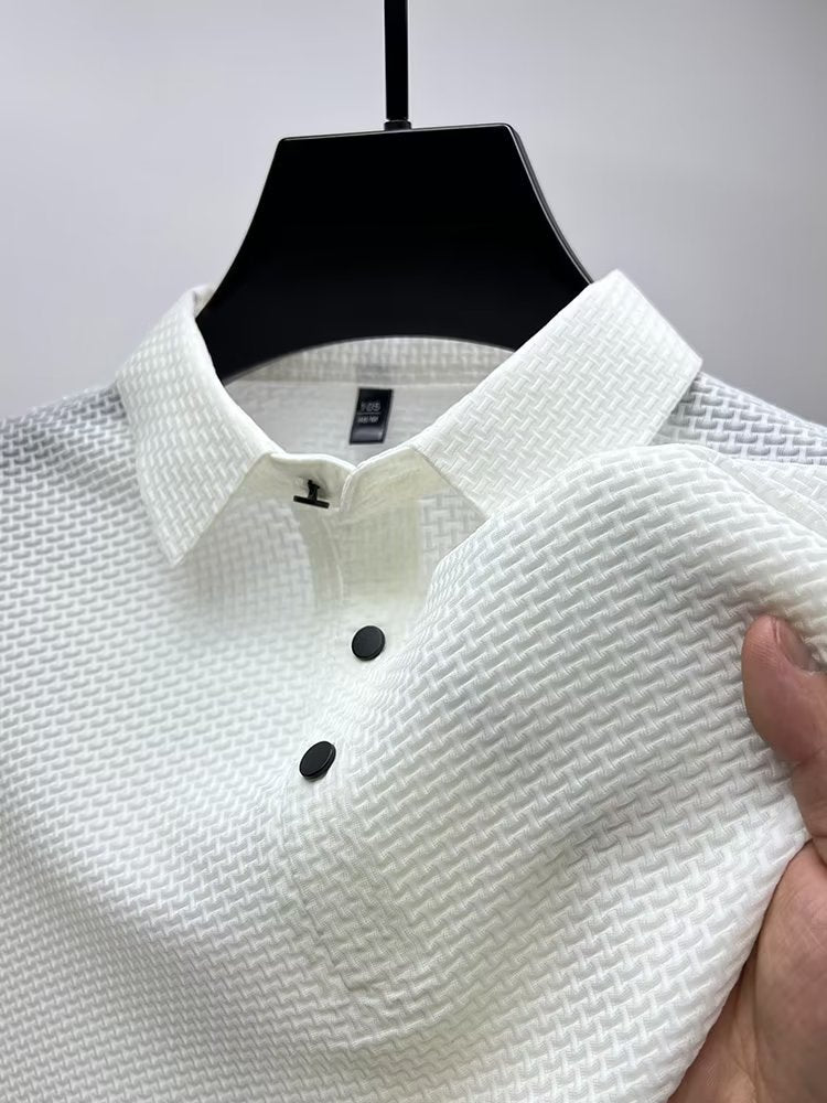 Breathable Men's Summer Polo Shirt Colouronova