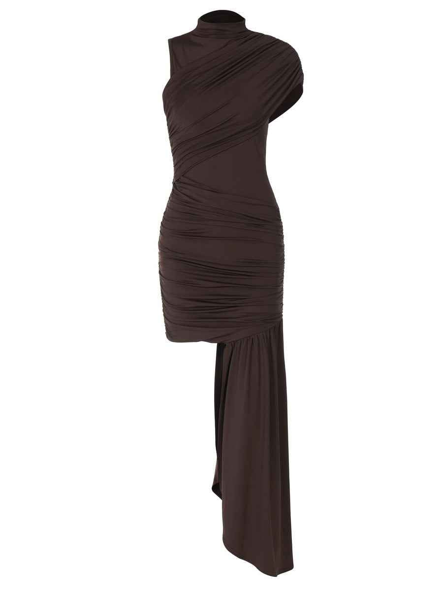 Irregular sleeveless dress