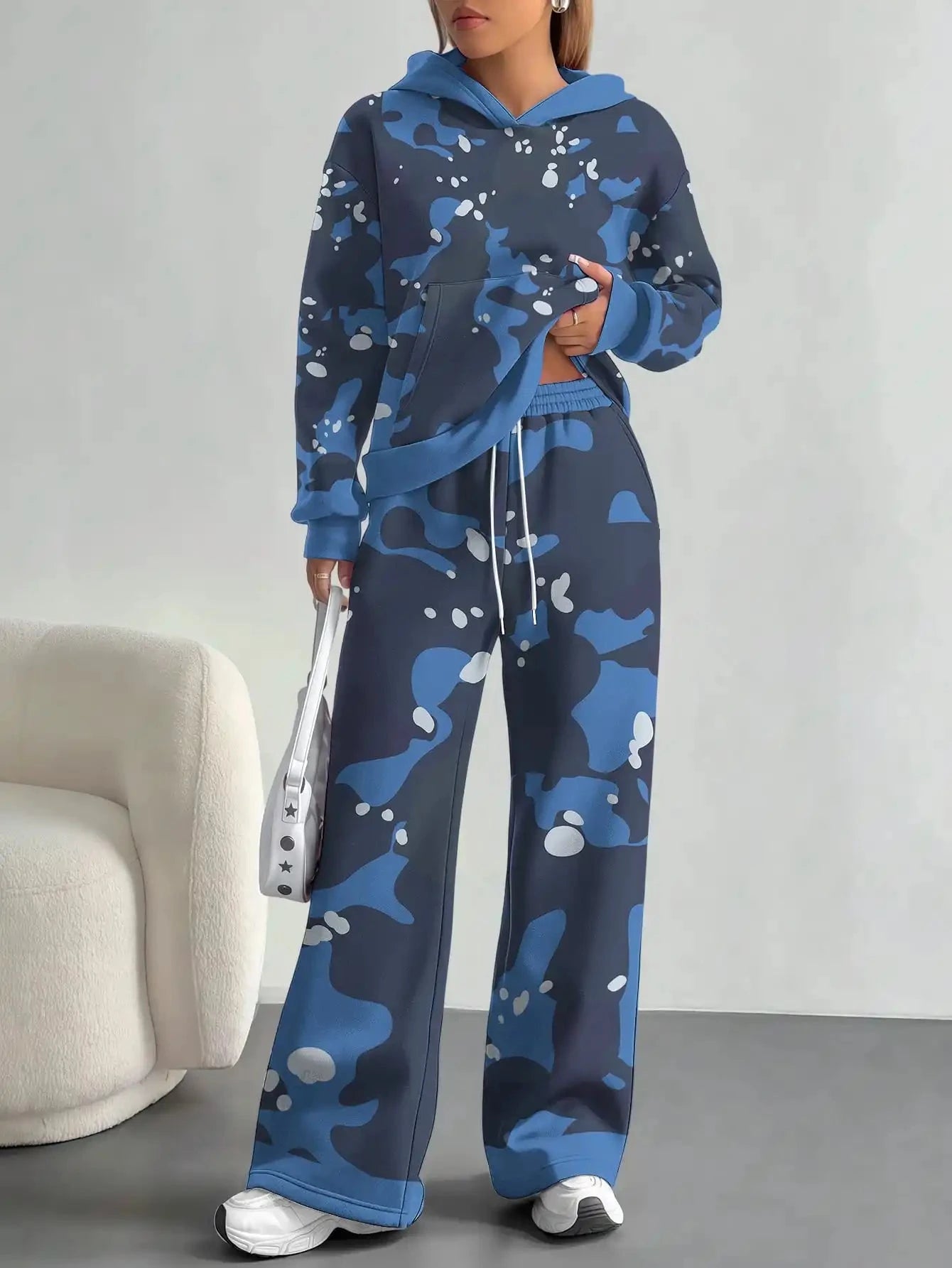 2025 new yellow green camouflage sports style foreign trade comfortable fashion leisure outdoor European and American women's su Colouronova