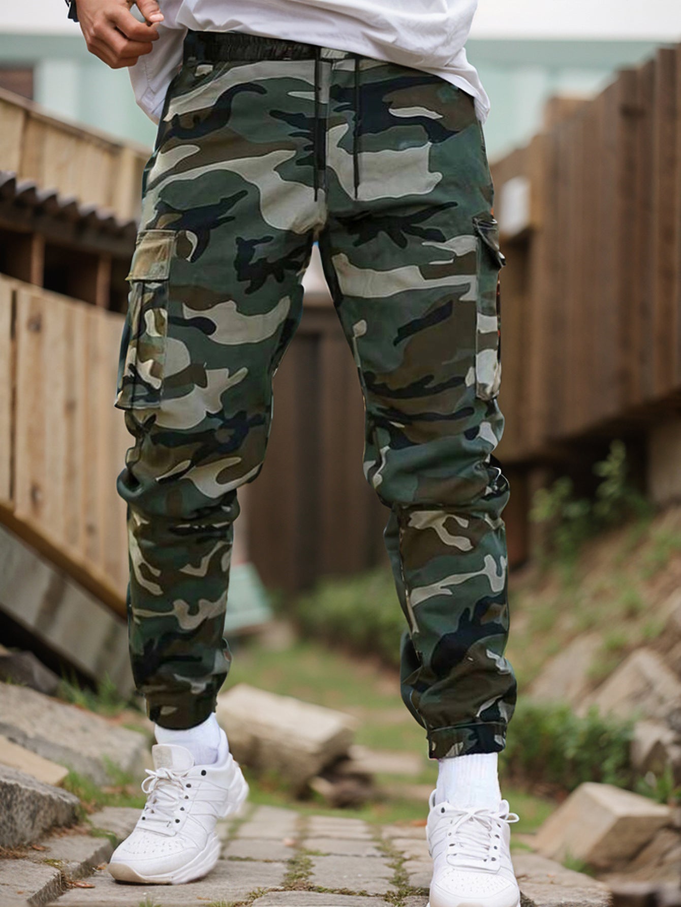 Camouflage work pants Colouronova