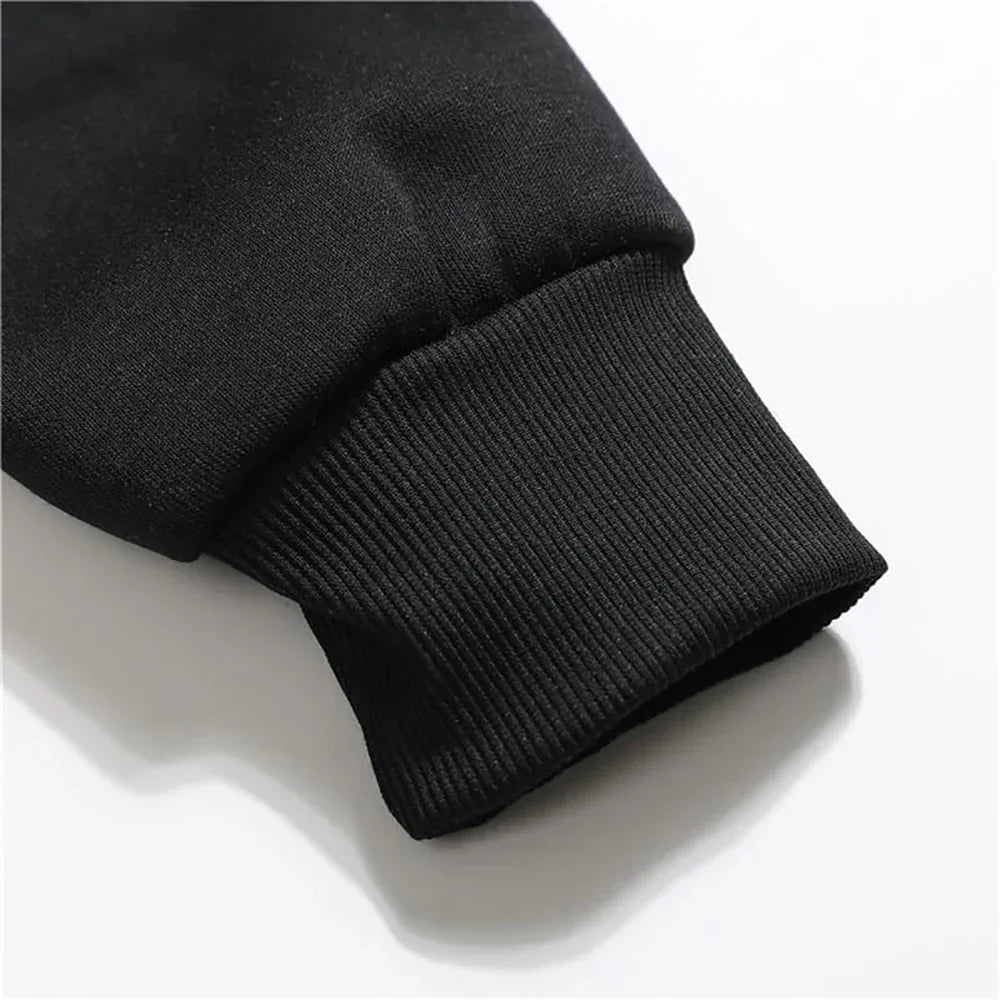 2025 Autumn/Winter men's printed hooded zipper sweatshirts and jogging pants, gym, running, day sportswear sets - Colouronova