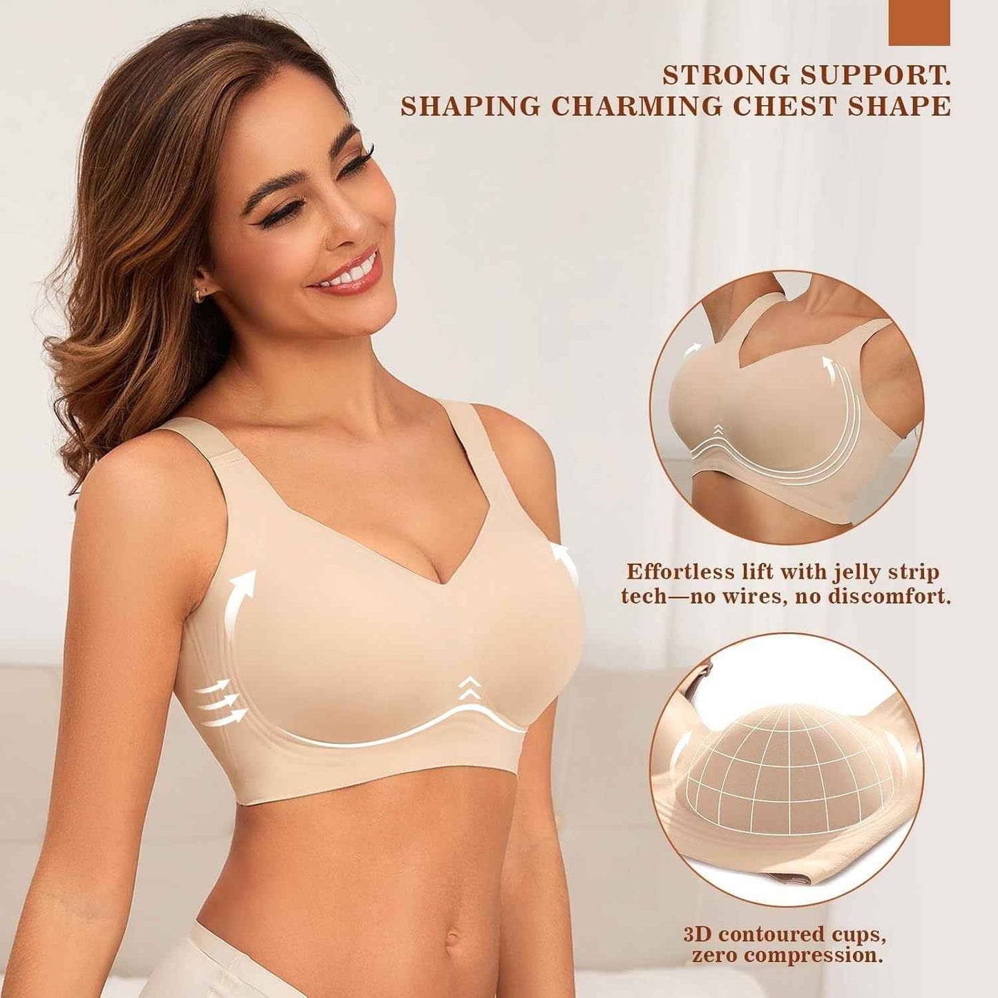 Women's Full Coverage Wireless Bra