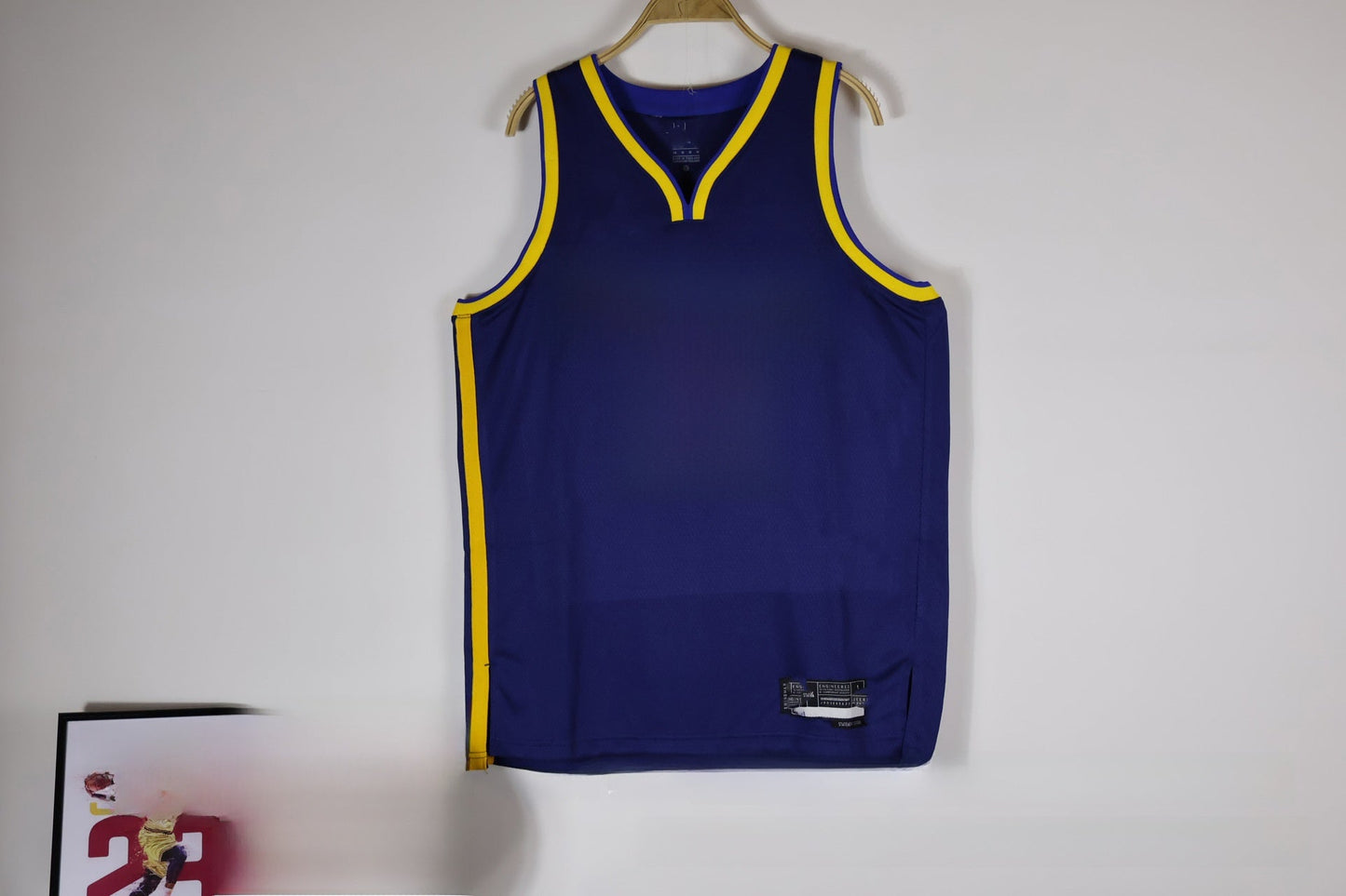 Retro Basketball Jersey Warriors Edition Colouronova