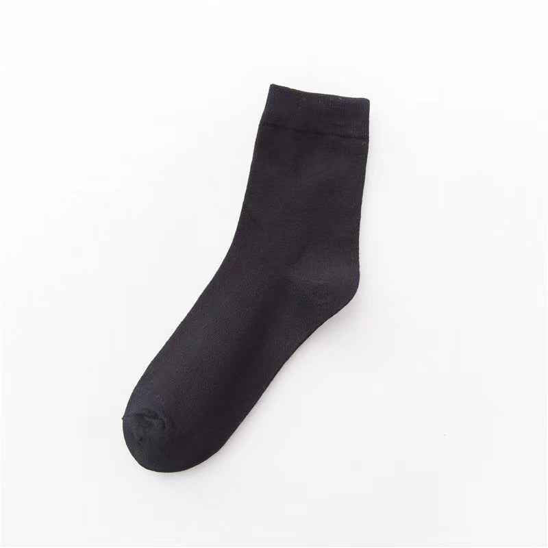 Breathable, moisture-wicking and odor-resistant men's cotton socks