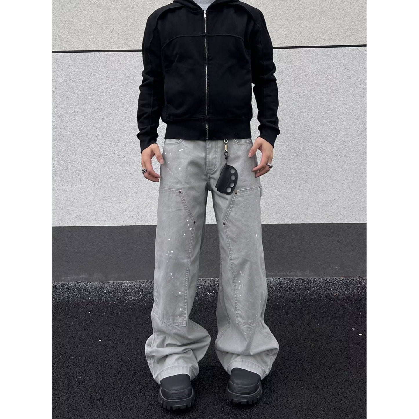 Retro Camouflage Denim Pants Colouronova