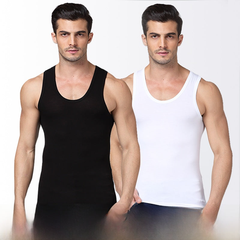 Pure cotton men's vest Colouronova