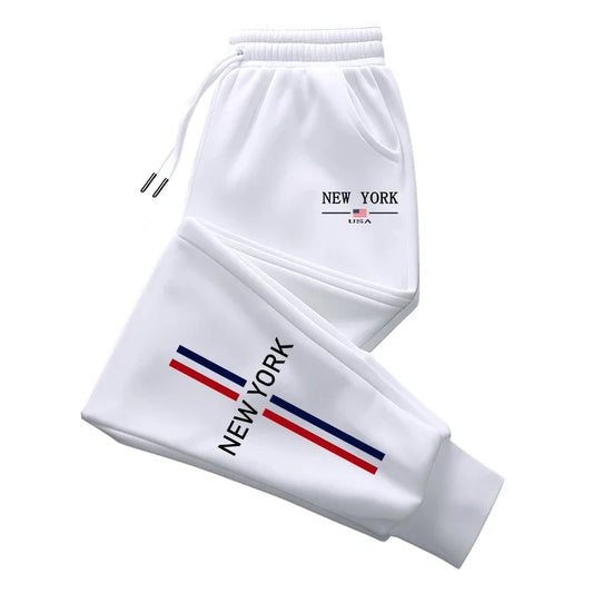 City Vibe Trend Sweatpants for Woman All Season Daily Casual Sporty Jogger Pants Female Home Outdoor Comfort Breathable Trousers - Colouronova